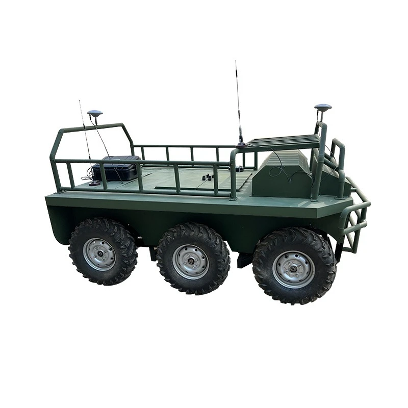 Unmanned wire-controlled heavy-duty wire-controlled vehicle, six-wheel-six-wheel drive target vehicle