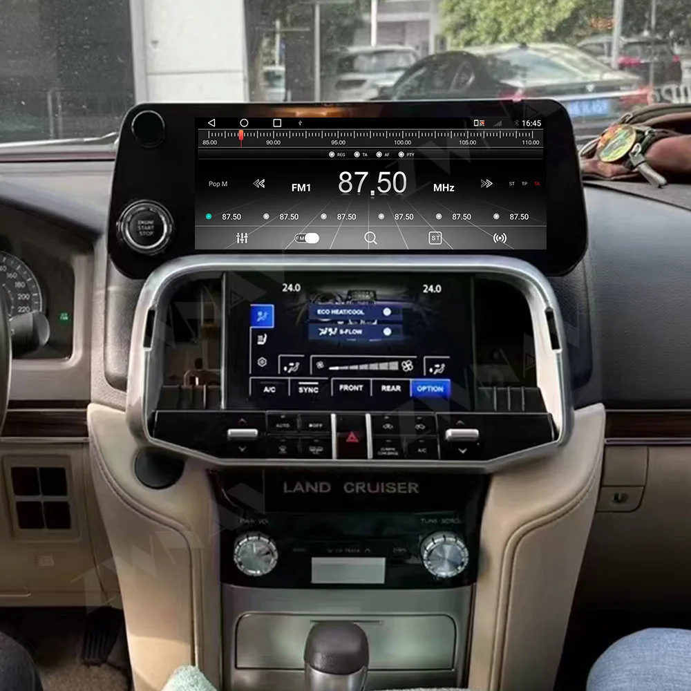 Car Multimedia Radio For Toyota  Land Cooluzer LC300 2008-2015 Upgrade To Lexus LX600 car Android GPS stereo Head Unit Display