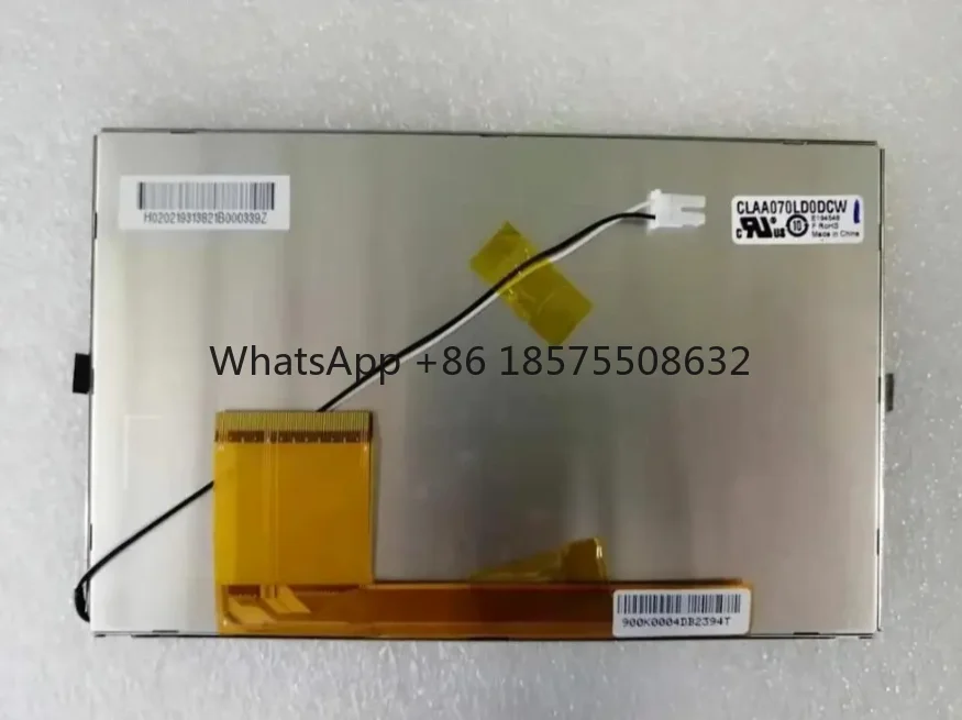 Yqwsyxl Original 7 inch LCD screen  CLAA070LD0DCW 7300100037  LCD Display Screen Replacement panel