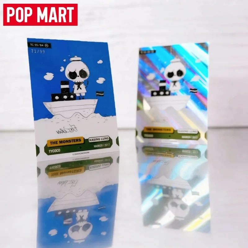 

POPMART How2work Ctc - The Monsters Series 3 Card Blind Box Original Collectible Trading Card Labubu Collect Card Surprise Gift
