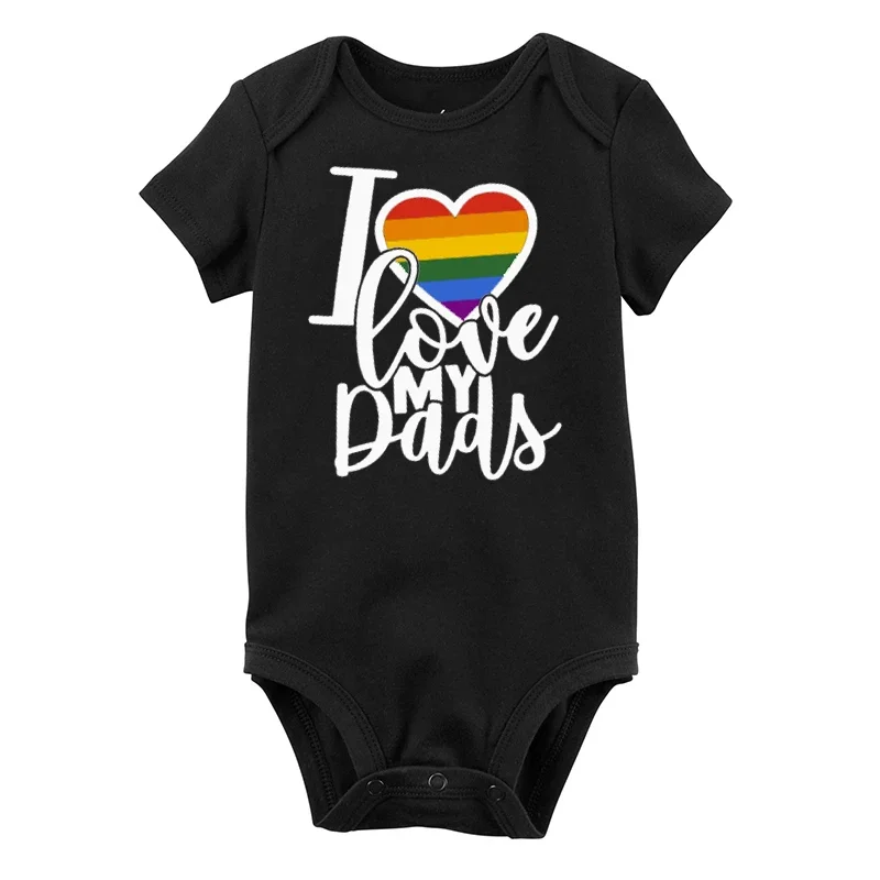 

I Love My Dads Onesie Baby Shower Gifts New Born Baby Girl Clothes Print Bodysuits Gifts for New Dads m