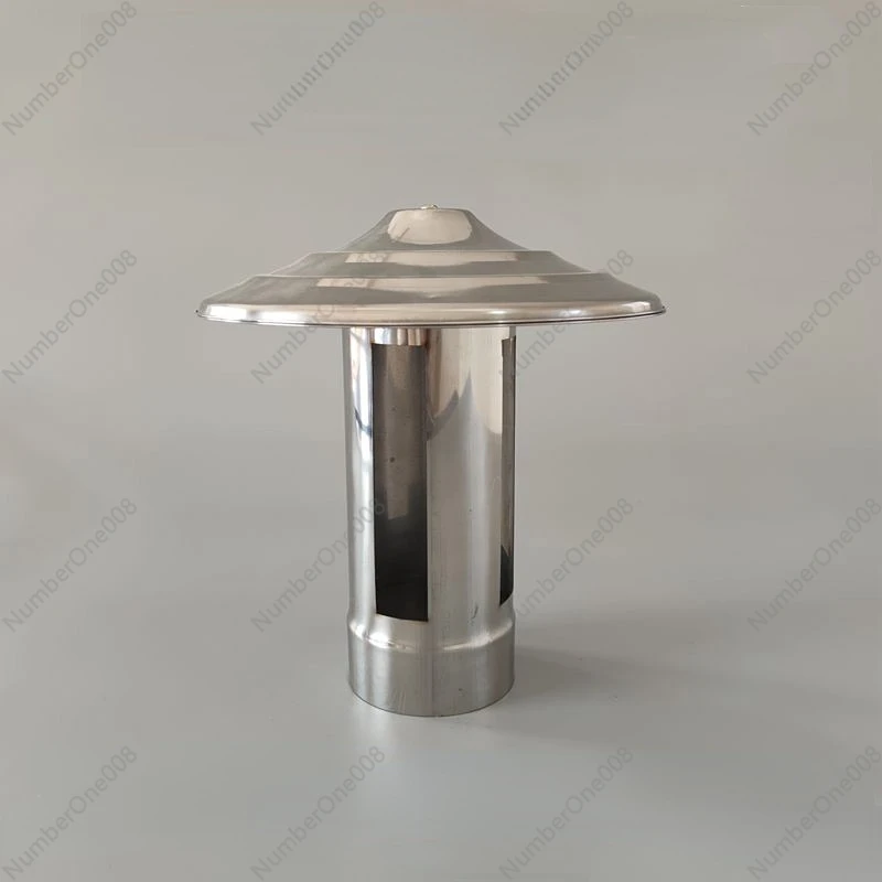 Rain stainless steel stove pipe chimney cap flue liner chimney cowl duct rain cap terminal firewood heating stove parts