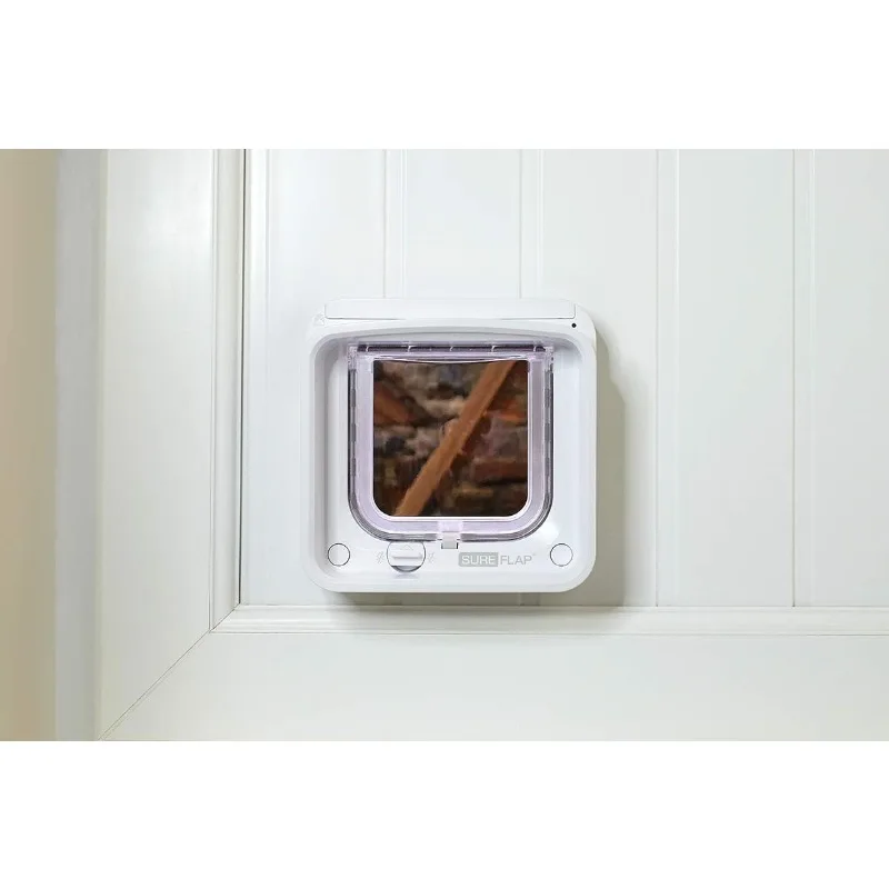 SureFlap Microchip Cat Door Connect with Hub Bundle - Door Opening: The Microchip Cat Door Flap Opening is 5 5/8" (w) by 4