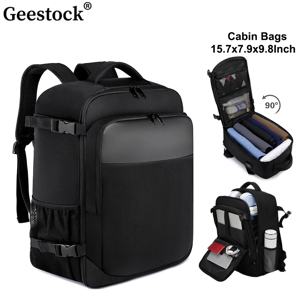 Geestock mochila cabina Airplane Backpack Cabin Bag 40×20×25 Aviation Standard Multifunctional Travel Backpack Computer Backpack