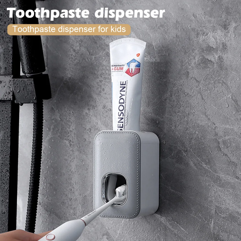 

Automatic Toothpaste Dispenser For Kids, Toothpaste Squeezer For Kids & Family Shower Decor, Is Wall Mounted Bathroom Organizer