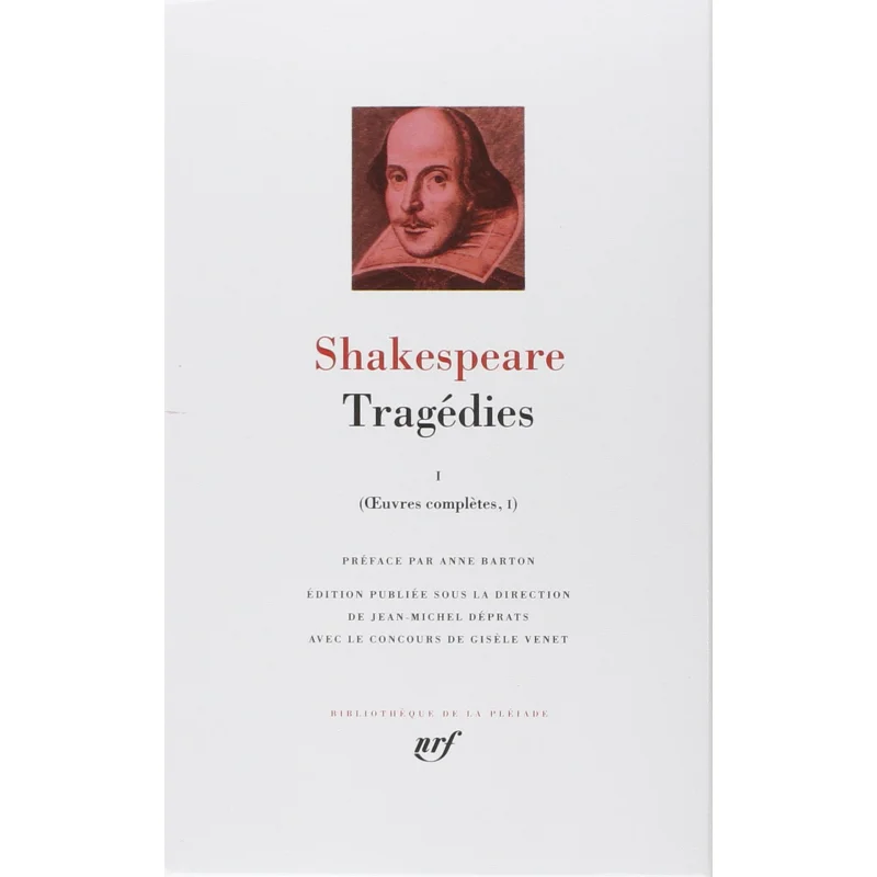 

TRAGEDIES T1 William Shakespeare Gallimard 9782070113620 Book