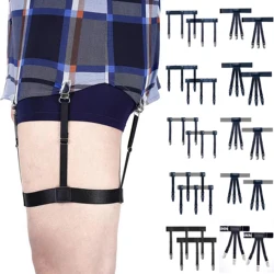 Porte-jarretelles classique pour hommes avec clips de verrouillage non alds, porte-jarretelles de bureau d'affaires, accessoire de chemise utilitaire, 1 paire
