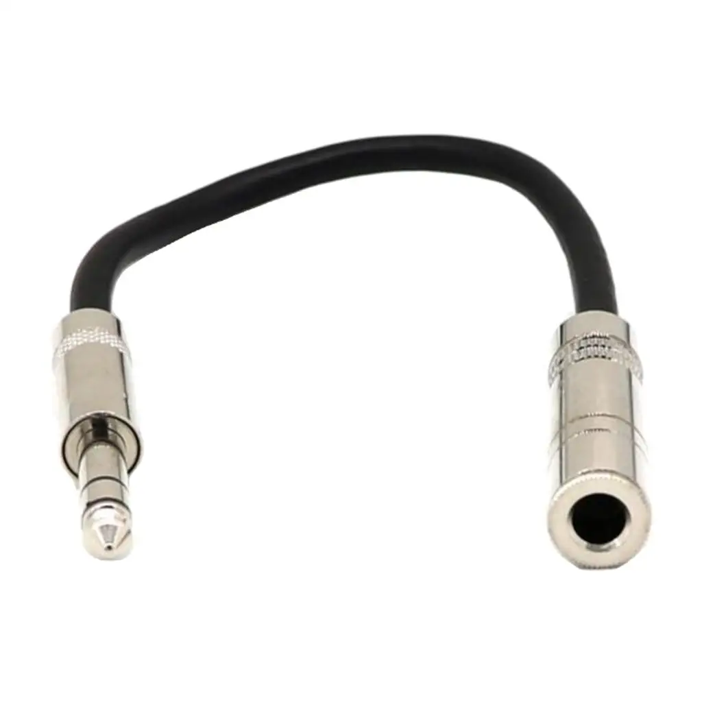 Adaptador de cable de audio estéreo de 6,35 mm para cable de auriculares Aux con enchufe