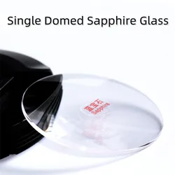 Single Domed Sapphire Watch Glass 1.2mm Edge Thickness Round Crystal 20-29.5mm Diameter Magnifying Len for Watch YZC100