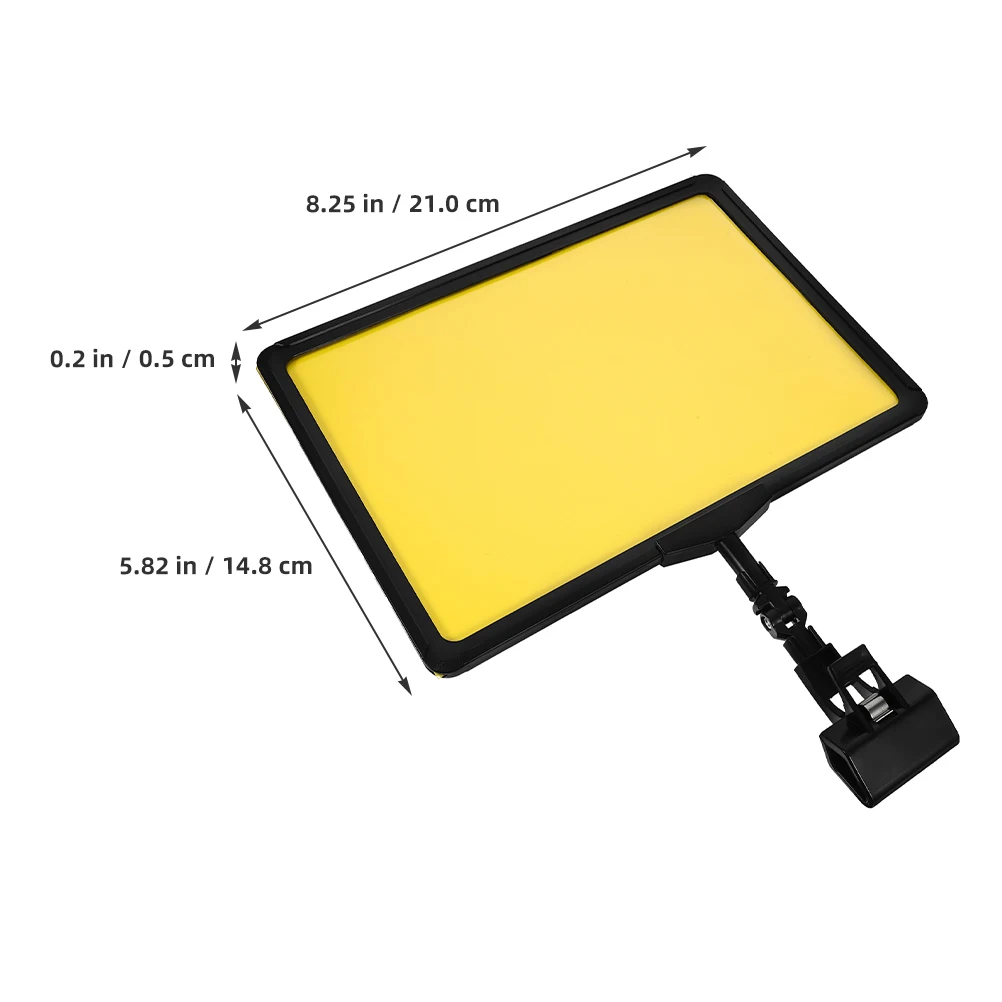 

Adjustable Tag Holder Advertising Rack Lightweight Sign Stand Store Sign Stand Supermarket Price Clamp Mall Price Tag