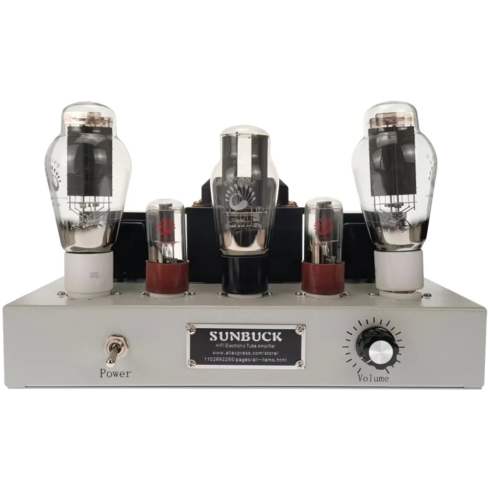 

SUNBUCK 5U4G 6SN7 Push 300B Vacuum Tube Amplifier 2.0 Stereo 10W 5U4G Rectify Pure Handmade 300B Tube Power Amplifier Audio