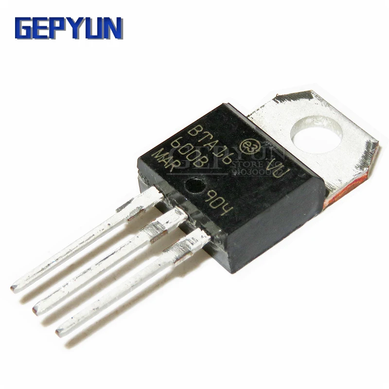 10PCS BTA16-600B BTA16-600 TO-220 TO220 BTA16 600V 16A TRIACS Gepyun