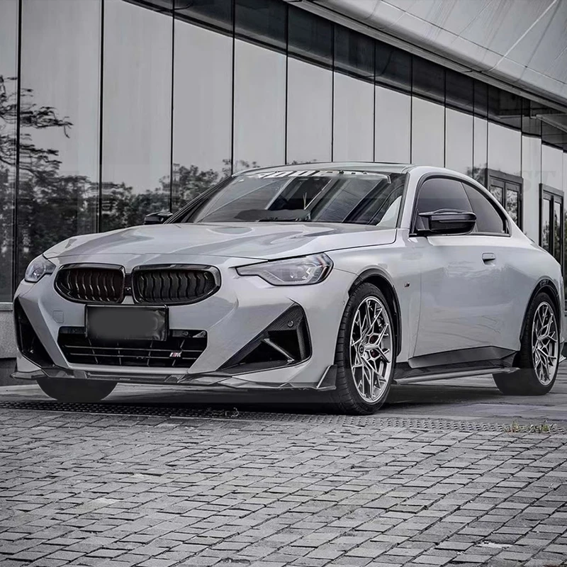 

Передний бампер из углеродного волокна, вентиляционная накладка для BMW 2 серии G42 M240, разветвительная крышка, вентиляционное отверстие, автомобильные аксессуары, комплекты кузова