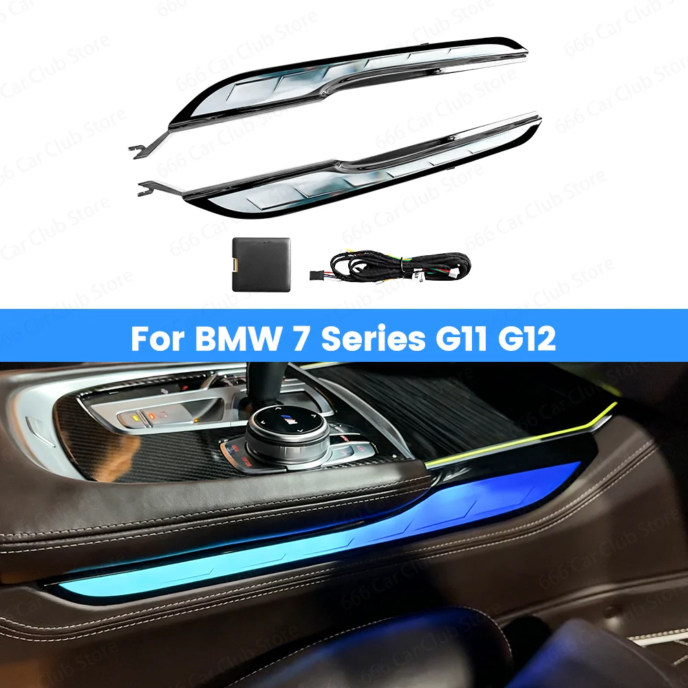 Crystal Saddle Light Ambient Interior Lighting Kit for BMW 7 Series G11 G12 2016-2022 LED Mood Lights