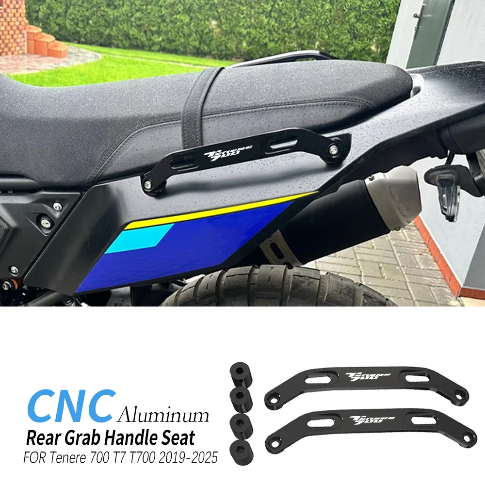 Armrest Tenere700 Rear Grab Handle Seat Hand Handle Grab Bar Rail For Yamaha Tenere 700 T7 T700 2019-2025 Motorcycle Accessories