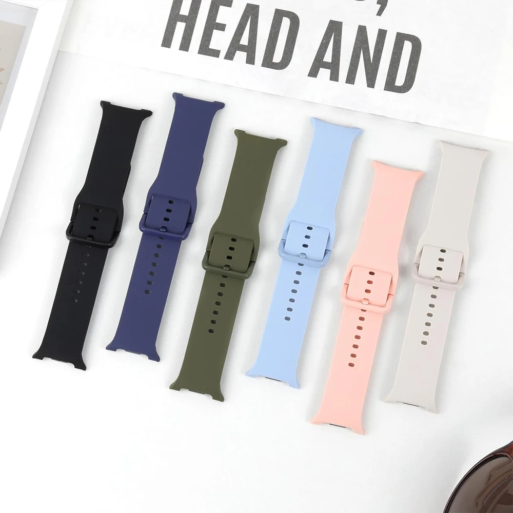 Sportarmbänder für Samsung Galaxy Watch 9 8 44mm 40mm 46mm Zubehör Handgelenk-Silikonarmband Correa Galaxy Watch 8 Classic Band – Detail 3