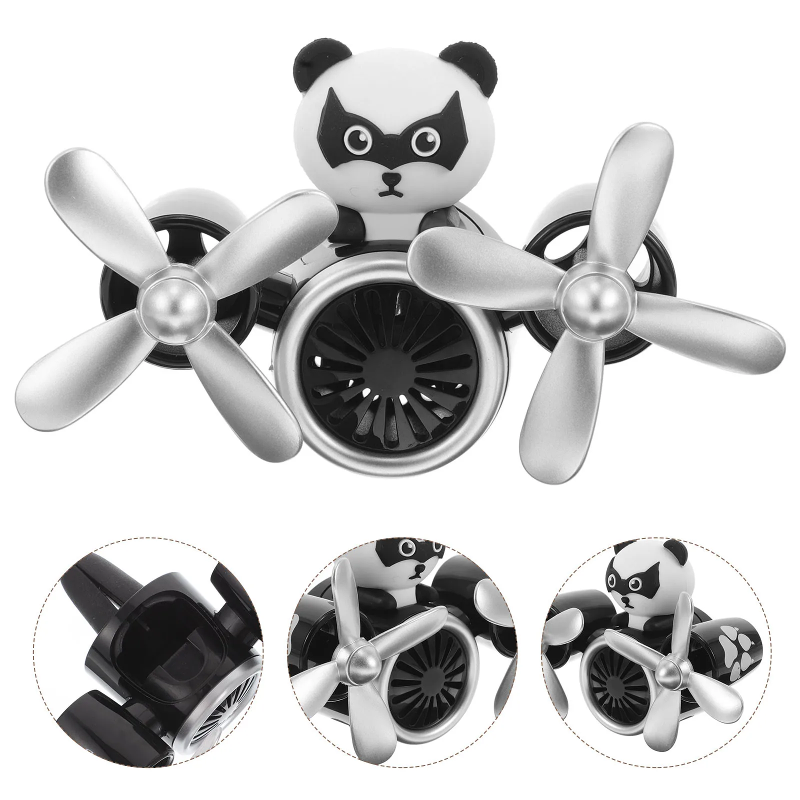 

Car Air Vent Clips Cute Rotating Propeller Fan Diffuser For Car Outlet Freshener Auto Accessories Aromatherapy Interior Decor