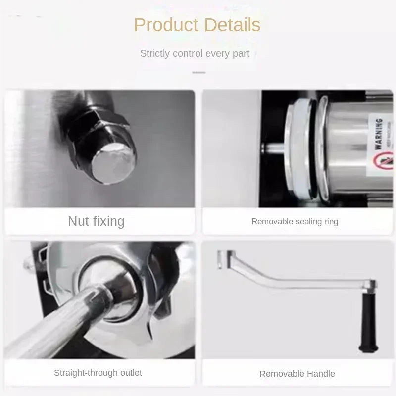 Upgrade Horizontal Stainless Steel Enema Machine Hand Sausage Machine Commercial Enema Machine