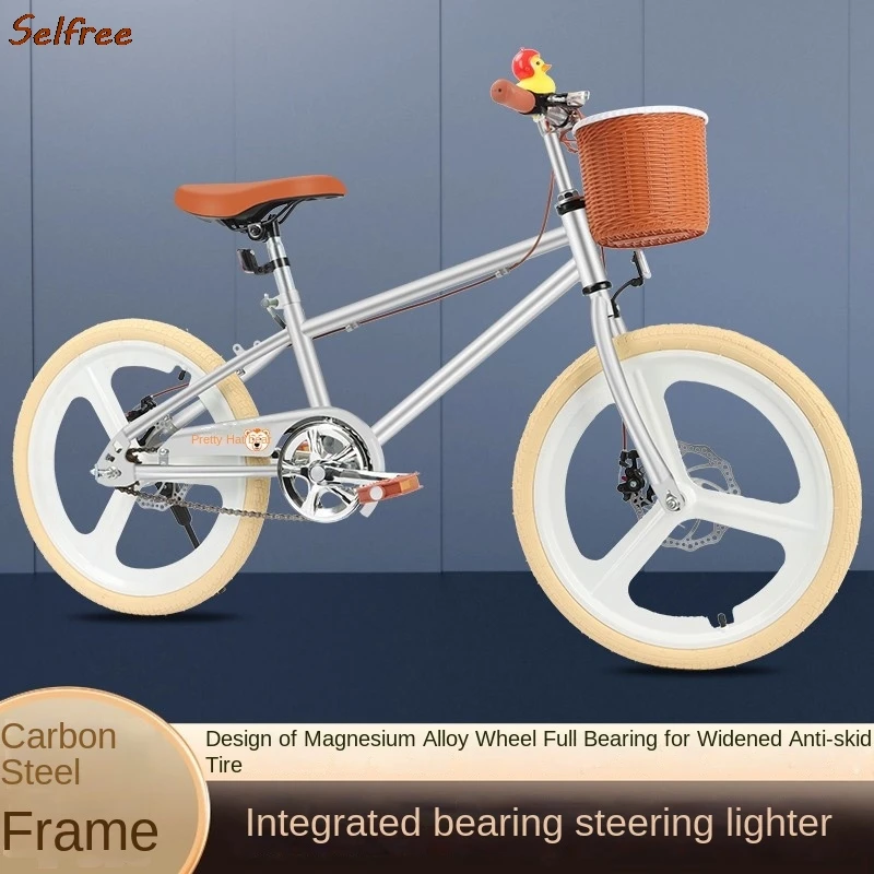 Selfree-Vélo de route rétro léger pour enfants de 8 à 15 ans, bicyclette pour écoliers