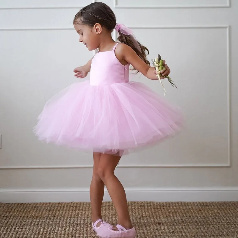 2025 Girl Princess Dress Noble Children's Fashionable Flower Girl Piano Performance Dress Host Evening Dress Customized