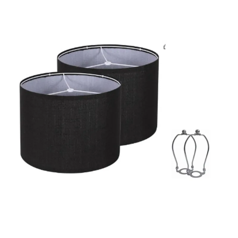 lampshades-set-of-2-black-fabric-lamp-shades-12topx12-bottomx10-h-drum-lampshades-for-floor-lampsharp-holders-included