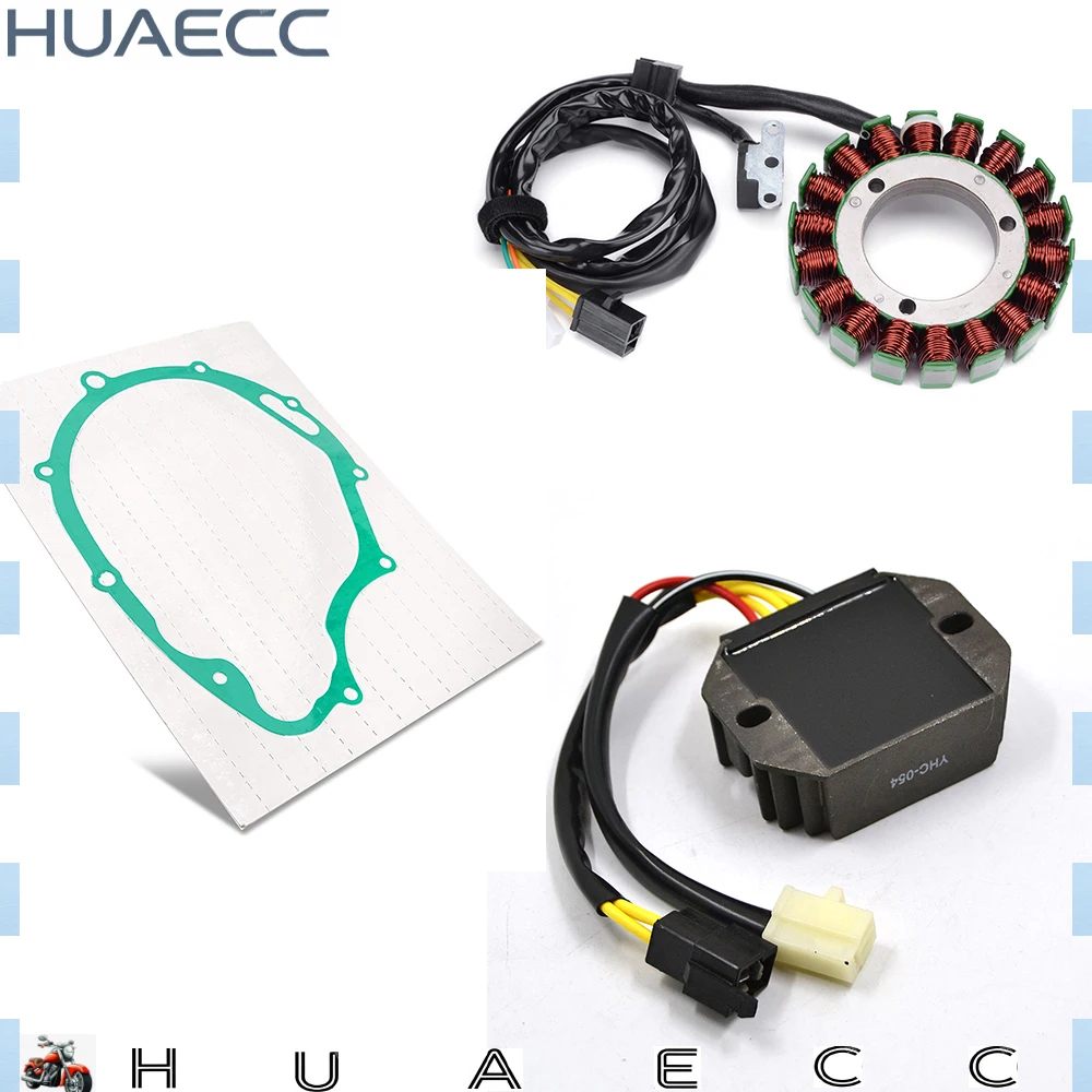 For Suzuki LS400 LS650 Savage 1986-2004 LS 650 Boulevard S40 2005-2019 32101-24B01 Stator Coil + Gasket + Regulator Rectifier