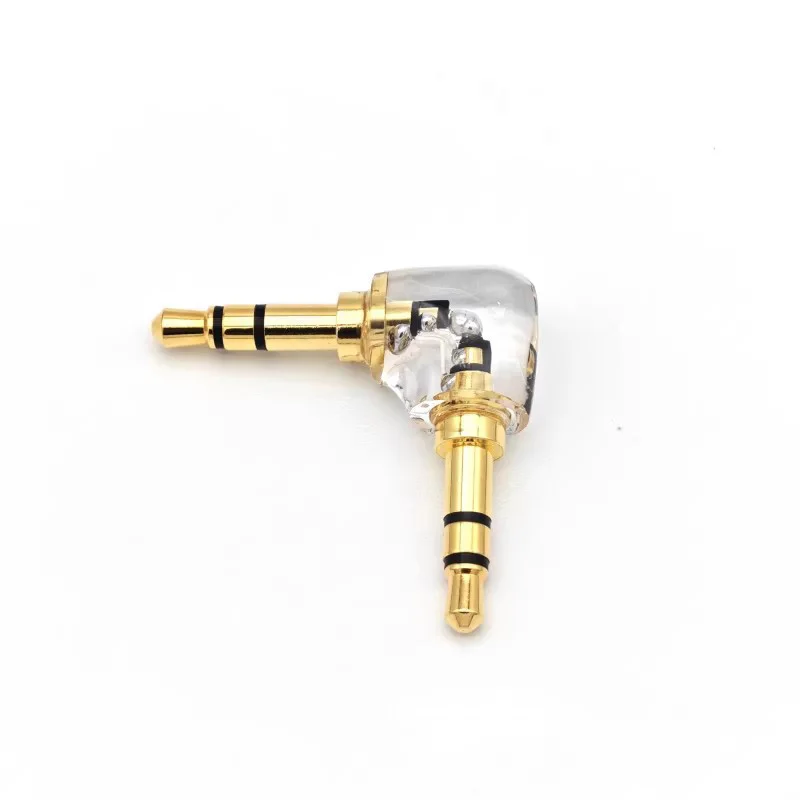 3.5MM 3.5 Male To Male Audio Adapter Straight/Right Angle 90 Degree For Phone Headphone Headset Car AUX Bluetooth Connector - view 3
