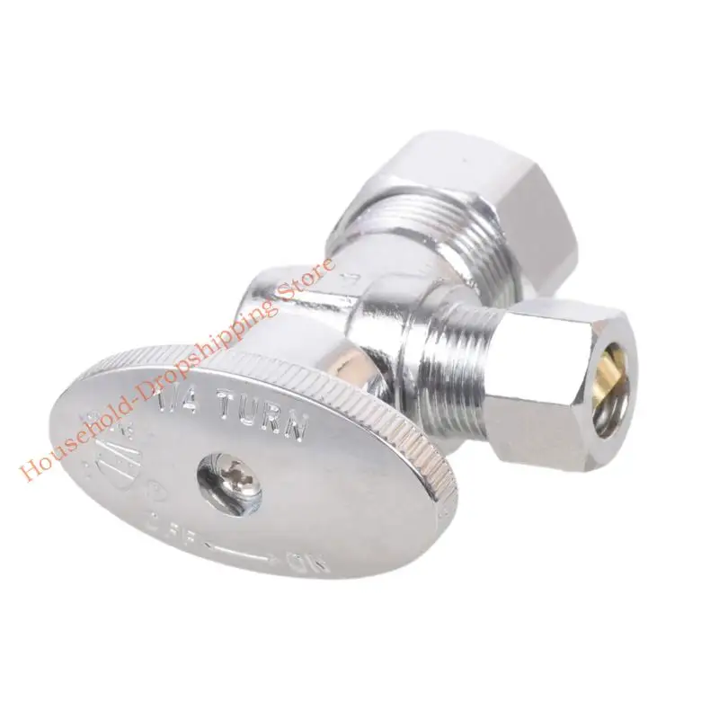 صمامات السباكة النحاسية المتانة 5/8 بوصة، مدخل بوصة، التحكم في تدفق المياه 3/8 بوصة 85AD #1