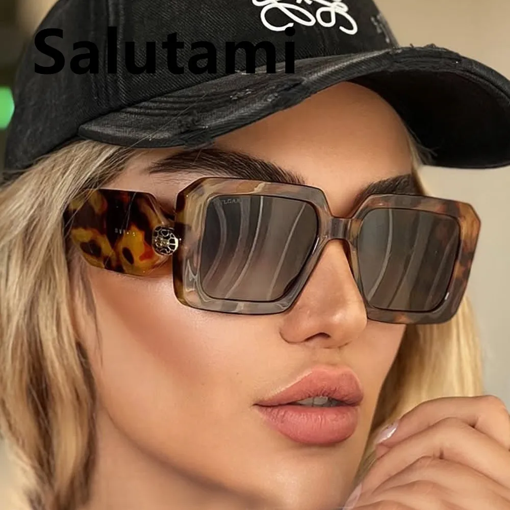 

vintage snake wide leg square sunglasses for women new fashion brand cat eye sun glasses ladies trendy driving uv400 shades