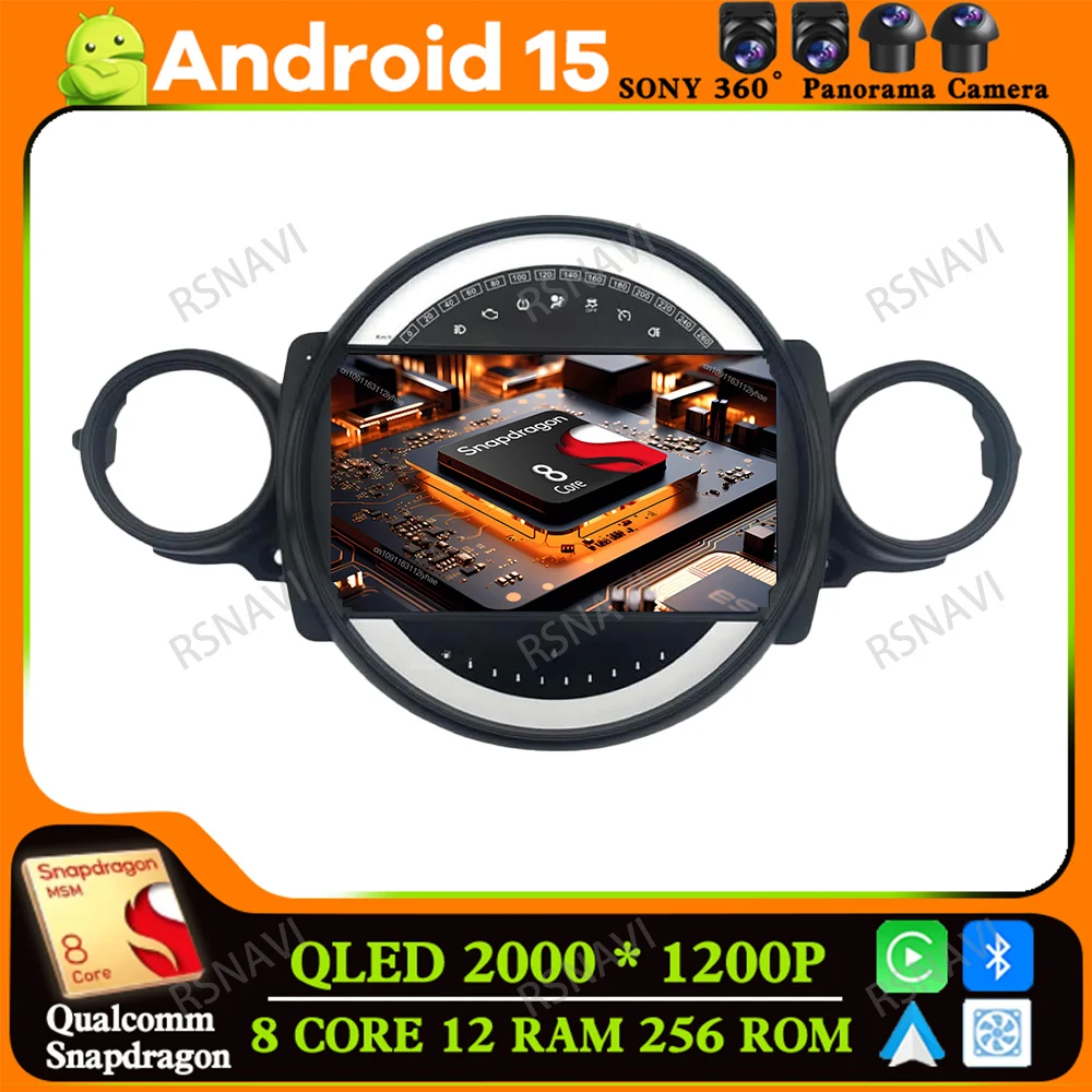 

Автомобильный радиоприемник Android 15 для BMW Mini Cooper R56 R60 R51 2006-2015 Tesla Model Y Junwiper Opel Astra H Брелок авторадио Lababa