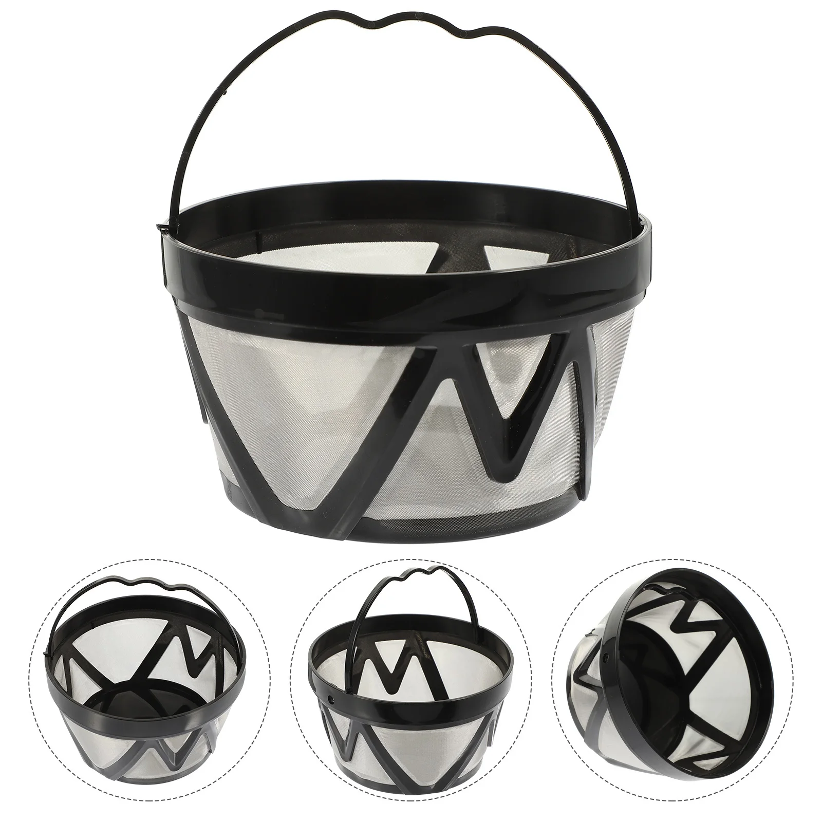 

Reusable Coffee Filter Basket Practical Household Filter Cup Portable Coffee Mesh Strainer Tool Filtering Tool