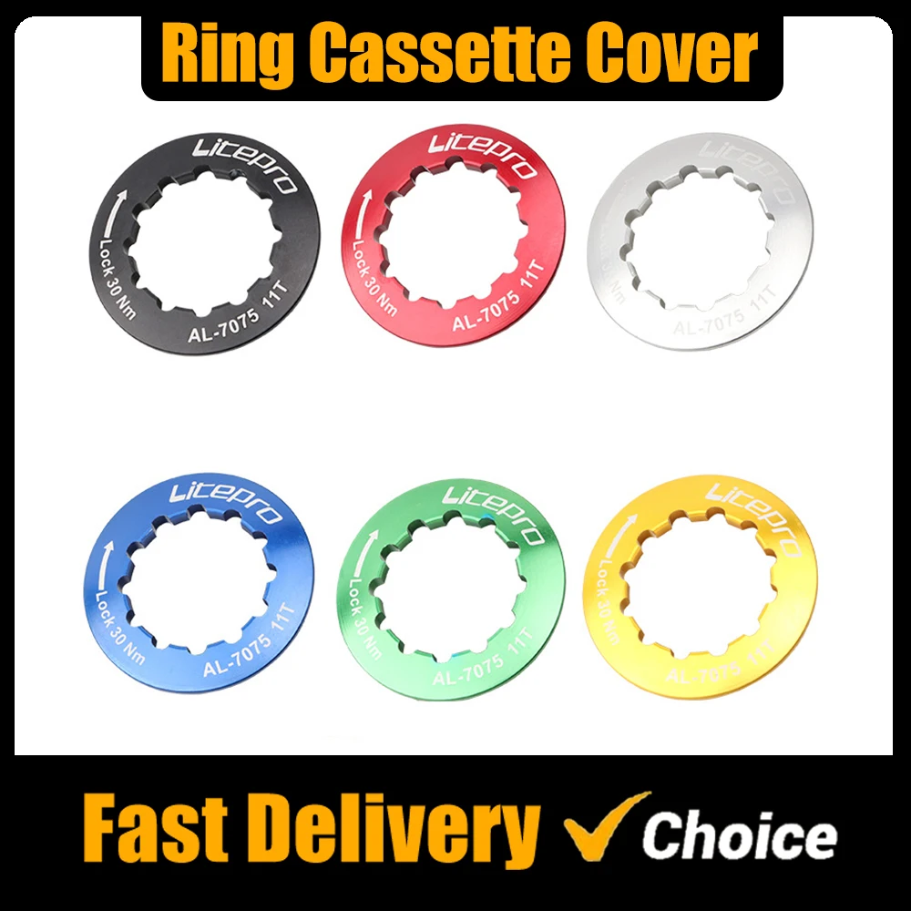 Bicycle Flywheel Cover Ultralight Mountain Bike Road Bike Aluminum Alloy Bracket Cover Lock Ring Flywheel Lock