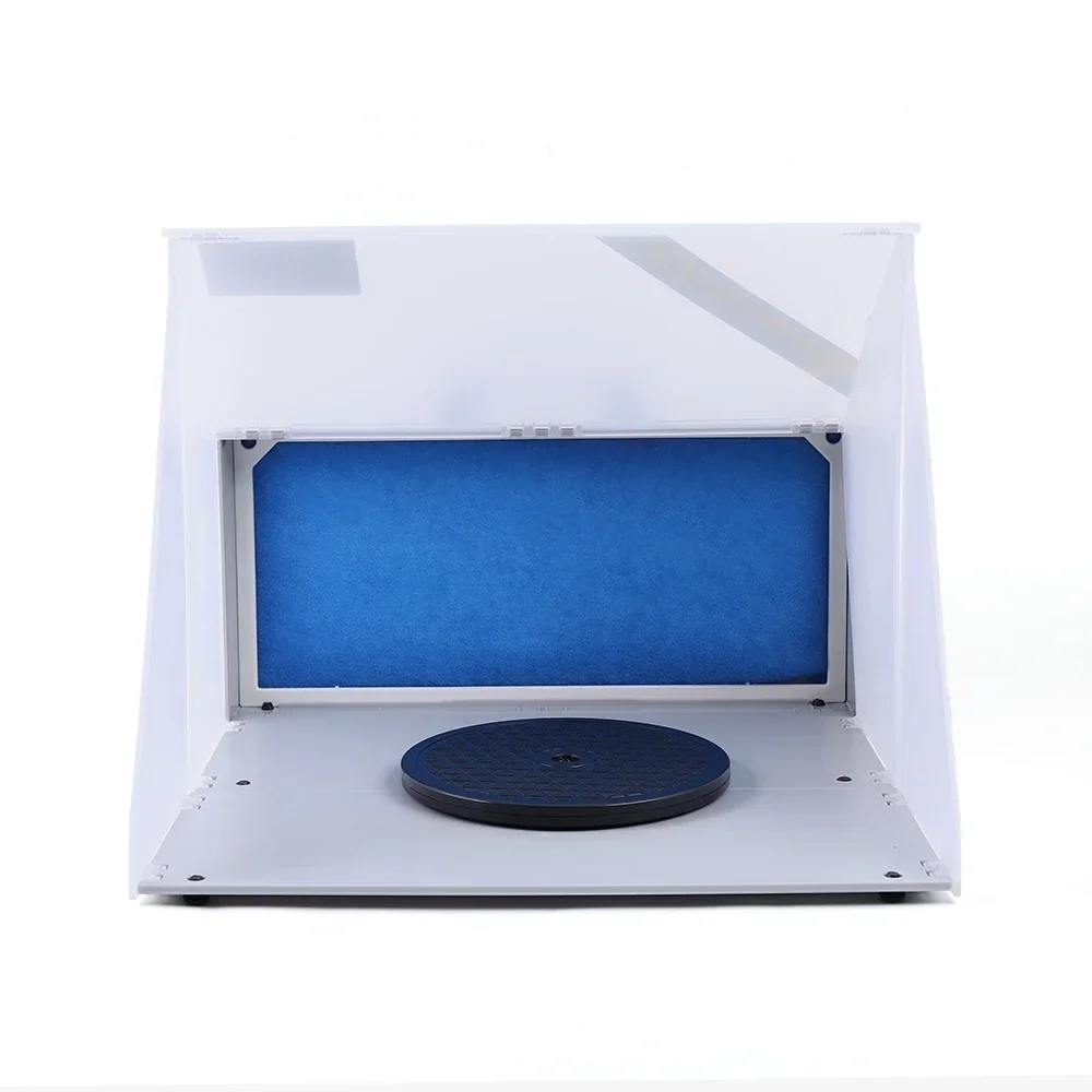 

L # Mini Spray Booth Smart Airbrush Studio Paint Sprayer Air Exhaust Fan Mist Filter Pro Portable Airbrush Studio Spray Booth Pa