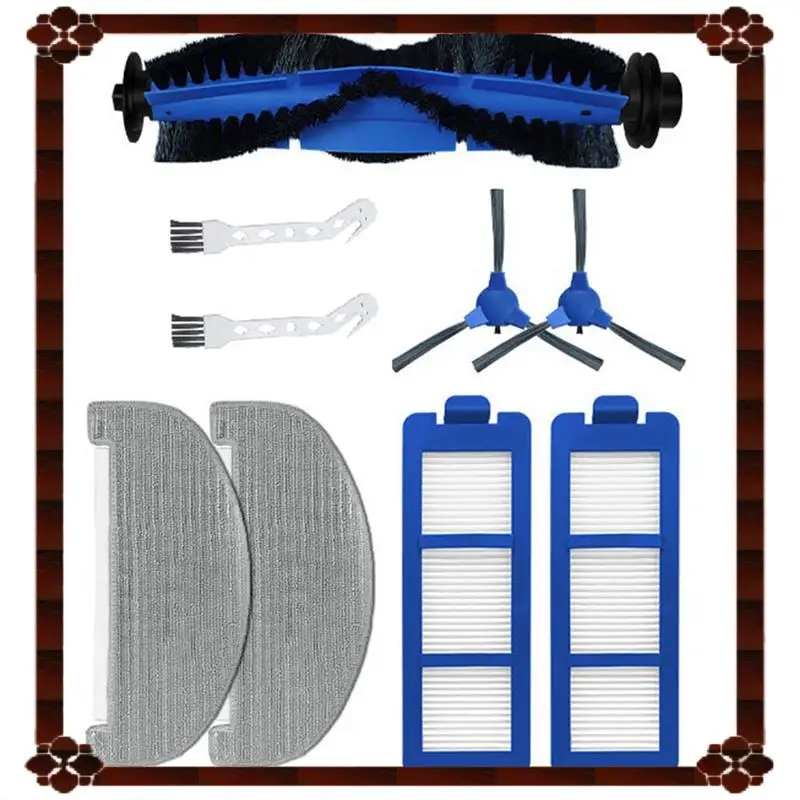 تسليم 24 ساعة لـ Eufy G40 G40 قطع غيار الكناس الهجين فرشاة رئيسية قماش مرشح ملحقات فرشاة جانبية