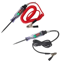High Quality Auto Circuit Tester Truck Voltage Tester Circuit DC 6V 12V 24V Auto Diagnostic Probe Test Pen  Car Tools