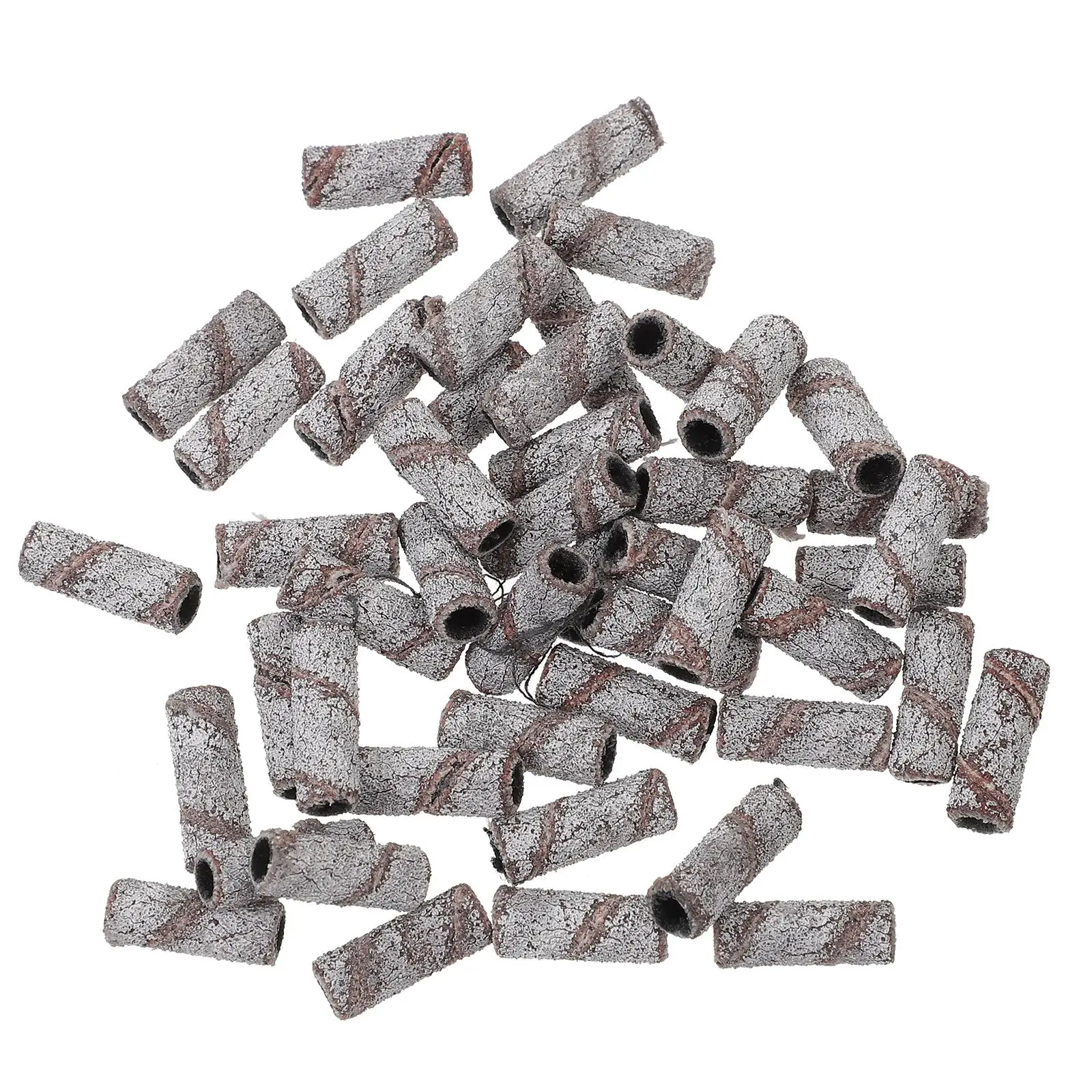 

50 Pcs 1mm White For Nails 80# S for Nail Drill Bit Gel Polish Remover Grinding Tools Accessories