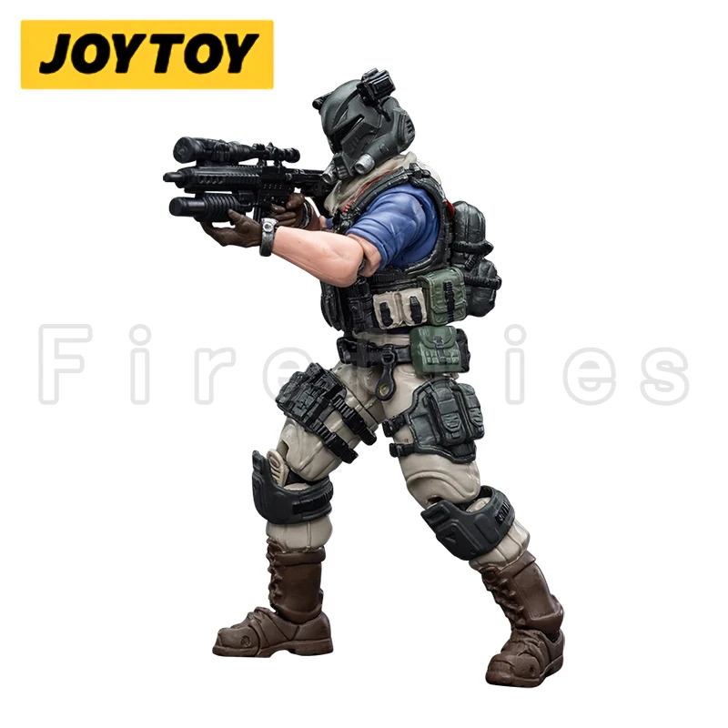 JOYTOY-figura DE ACCIÓN DE 1/18 pulgadas, paquete de promoción de constructor del ejército anual, modelo de juguete de Anime 08-15, 3,75