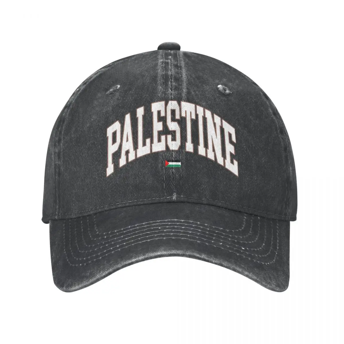 Palestines Flag Baseball Caps Vintage Distressed Denim Sun Cap Unisex Style Outdoor All Seasons Travel Adjustable Fit Hats Cap