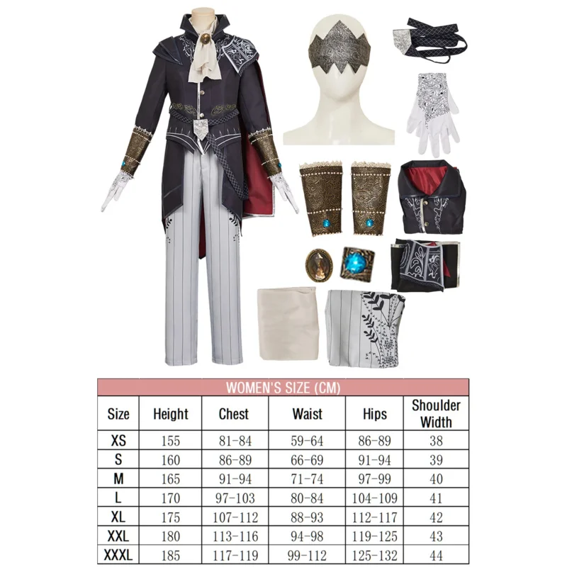 CyGame Elden Cosplay Ring Cosplay Hertogin Mantel Broek Party Vermomming Rollenspel Kostuum Outfit Halloween Carnaval Pakken Voor Vrouwen