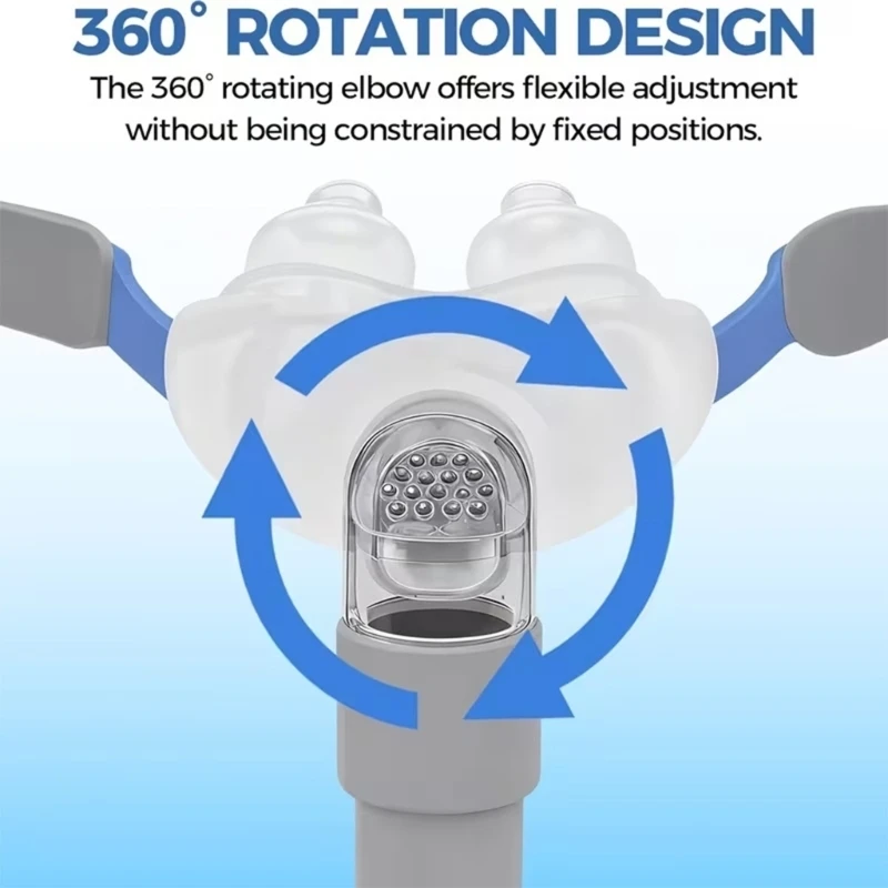  Soft Flexible Nasal Mask Systems Includes Headgear And Straps For Safely Fit
