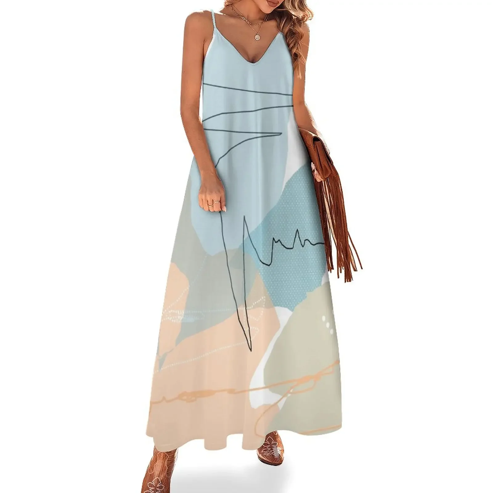 

GRAPHIC ART CREATION N°15 Sleeveless Dress Clothing female ceremony dresses women's dresses luxury Dress