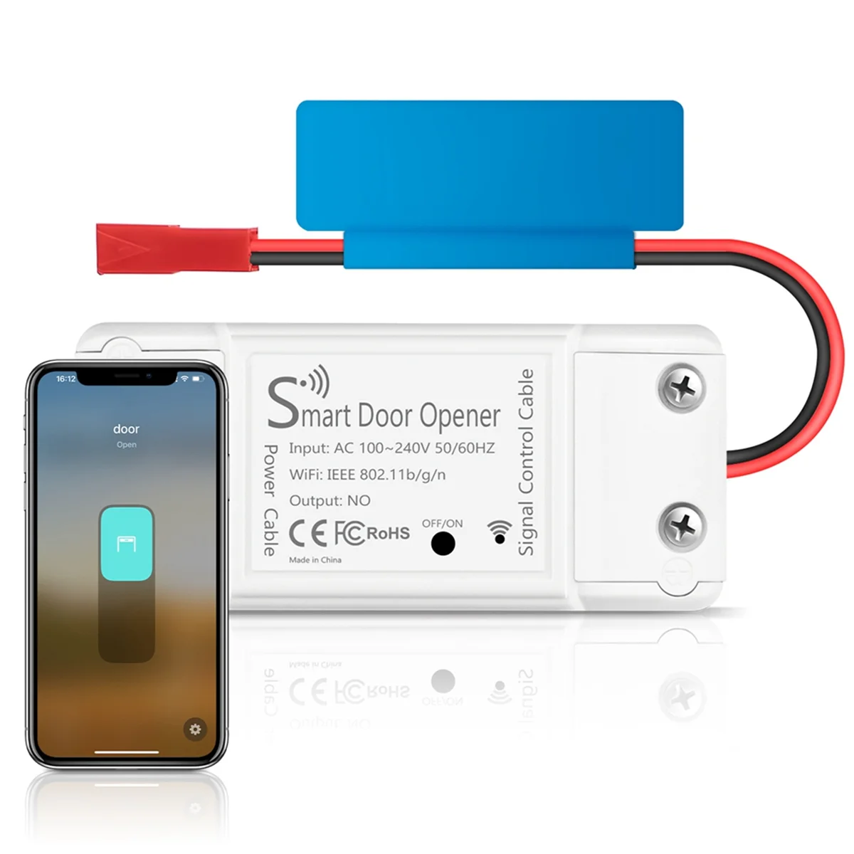 

Устройство открывания гаражных ворот Wi-Fi, умный контроллер ворот, дверей Sm Super Deal Me, вилка европейского стандарта