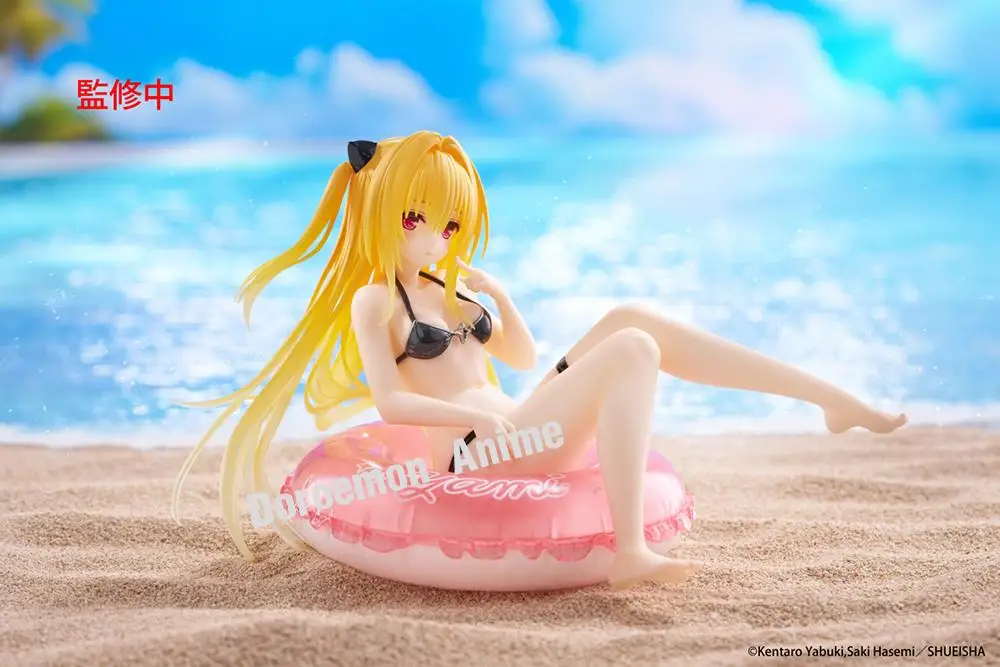 En Stock Original Taito Aqua Float Girls To Loveru Darkness Konjiki No Yami Anime Kawaii traje de baño niñas figuras modelo Juguetes