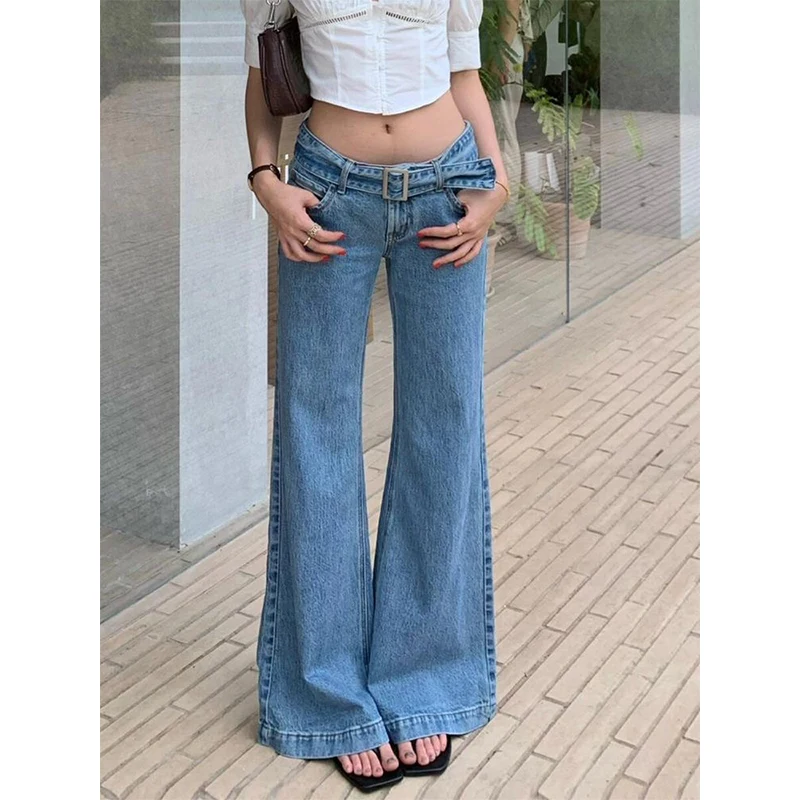 

Женские синие мешковатые джинсы-карго Harajuku Y2k 90-х годов Эстетические джинсовые брюки с высокой талией 2000-х годов Большие джинсовые брюки Винтажная одежда