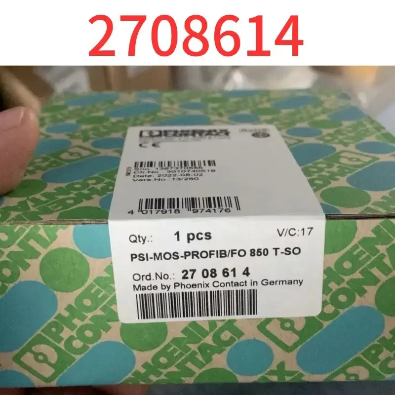 

Совершенно новый преобразователь 2708614 PSI-MOS-PROFIB/FO850T-sO