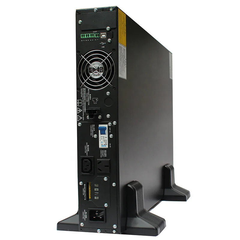 

Emerson UHA1R-0010L Rack UPS источник питания, 1 кВА/900 Вт, Двойное преобразование онлайн