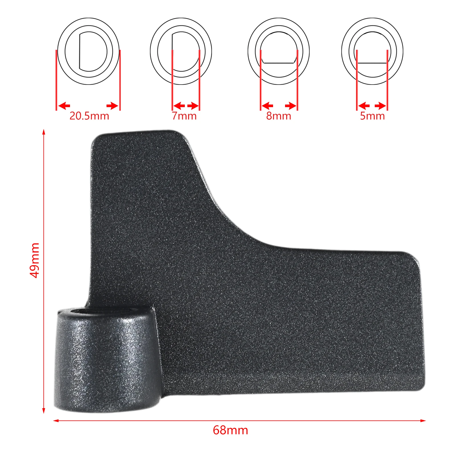 Aluminium Alloy Breadmaker Kneader Paddle Fit for Panasonic SD-YD250 SD256 SD-B2510 SD 2511 SD2510 SD2501 Bread Maker Knife Part