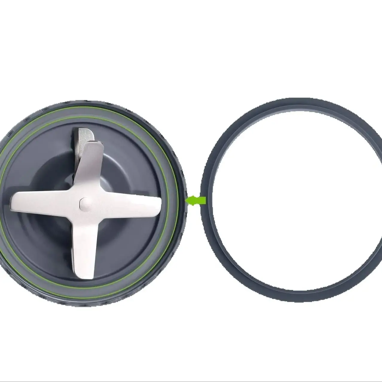 2 كوب خلاط 32 أونصة ومجموعة استبدال الشفرة كوب ضخم مع غطاء مستخرج وحلقات الختم ForNutriBullet 600 واط/900 واط