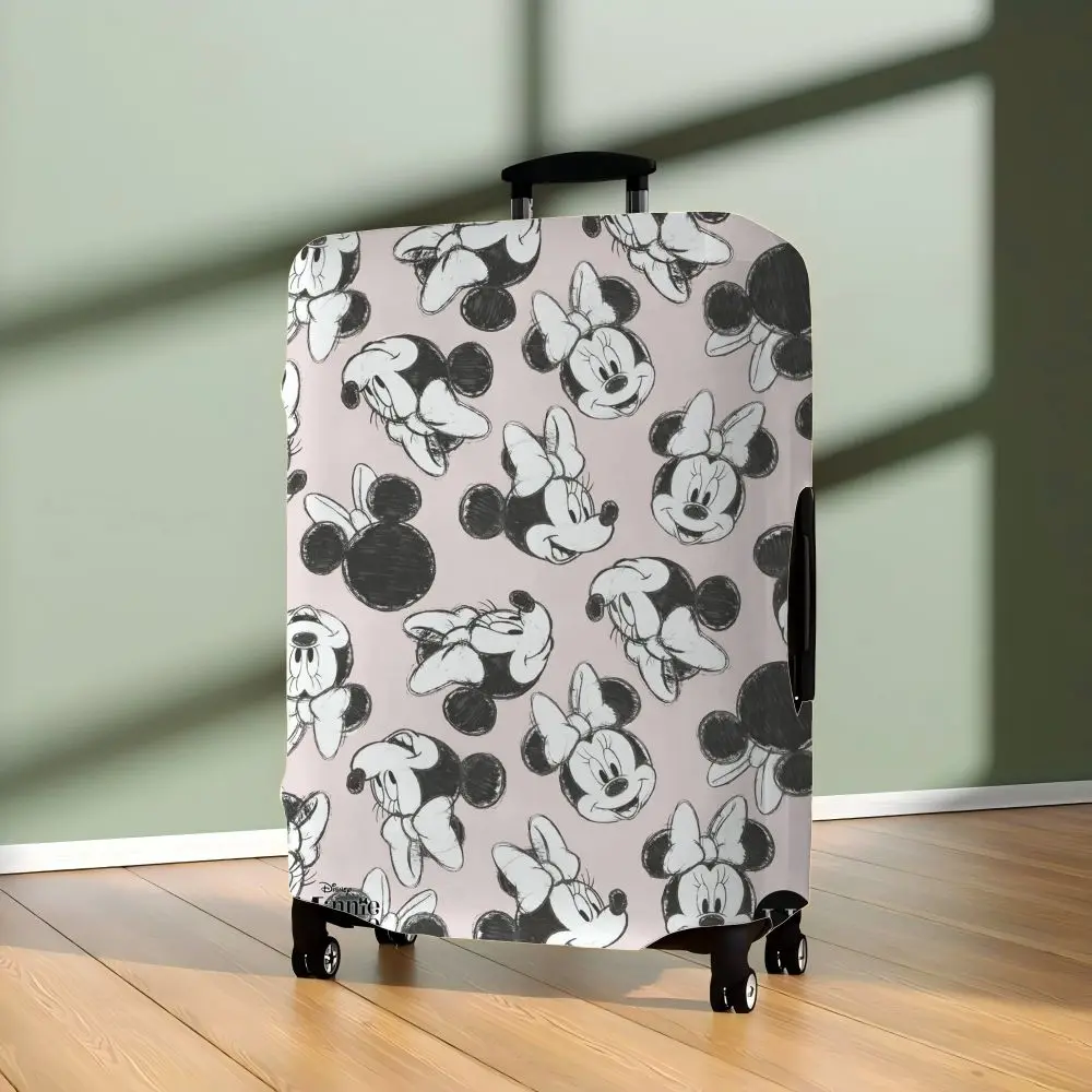 Luggage Cover Suitcase Protector Mickey Covers Disney Suitcases on Wheels Storage Bag Protective Minnie Mouse Travel Case S-XL 