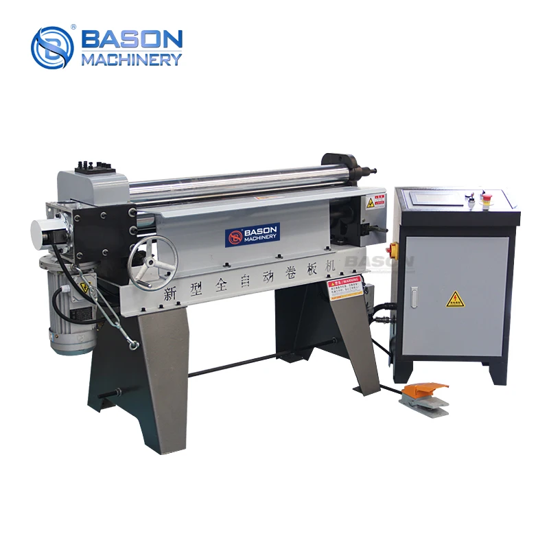 HVAC Duct Rolling Machine CNC Controlled Sheet Metal Rolling Machine Stainless Steel Plate CNC Rolling Machine